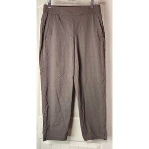 MONDETTA OUTDOOR PROJECTS Womens M Adjustable Ankle Pants Nylon Spandex Gray